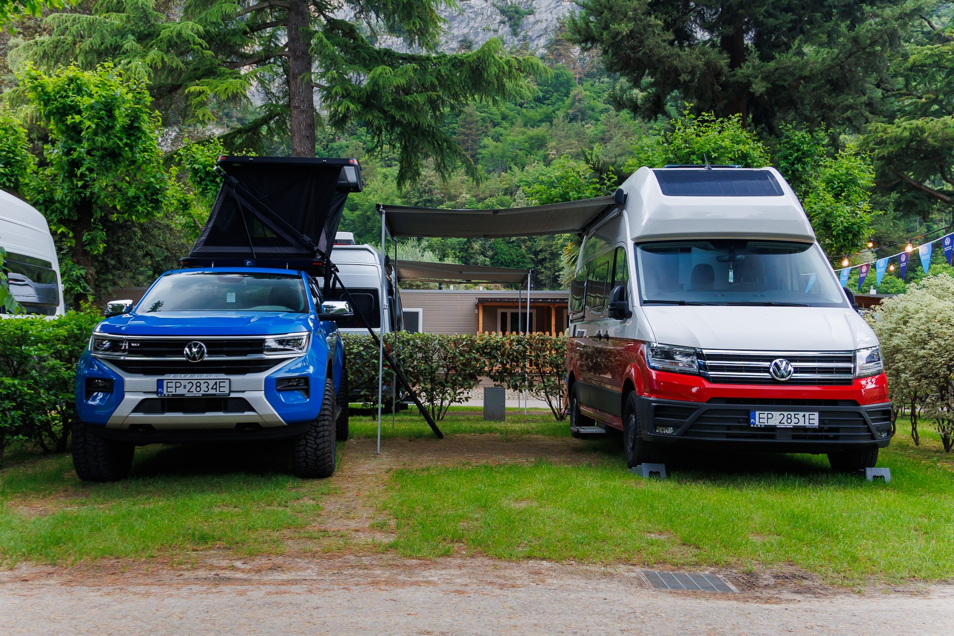 Volkswagen Amarok i Grand California na włoskich wakacjach