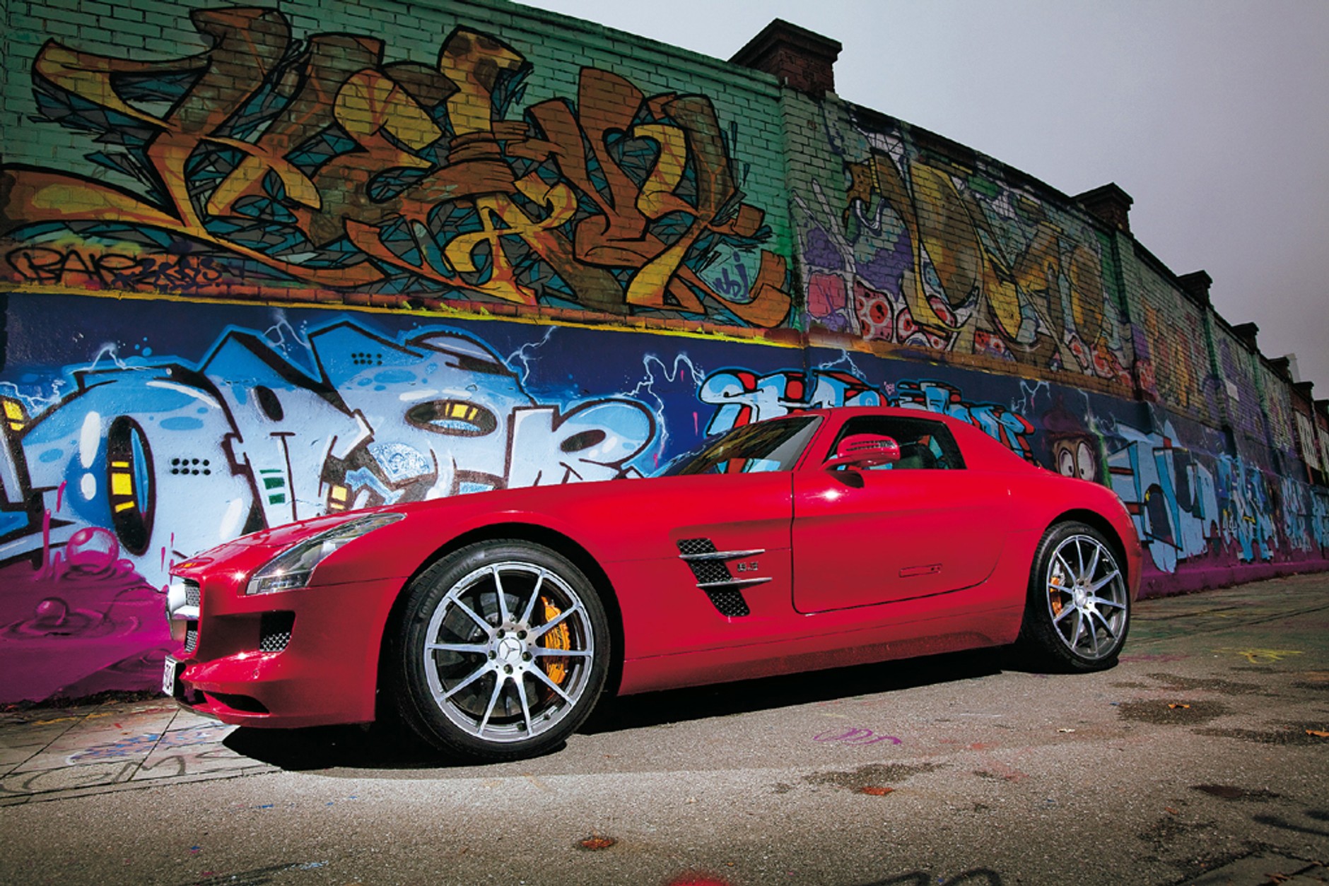 Mercedes SLS AMG - Autem marzeń do pracy