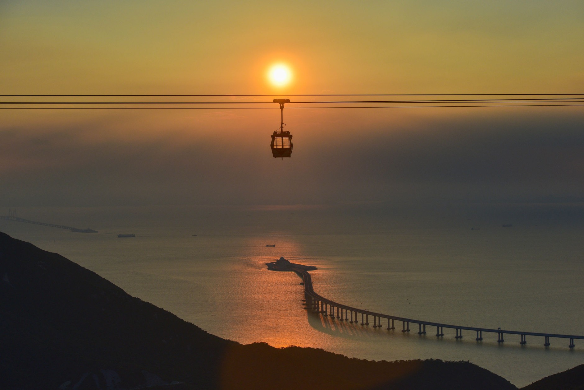 Chiński most Hong Kong - Zhuhai - Macao Bridge (HZMB)