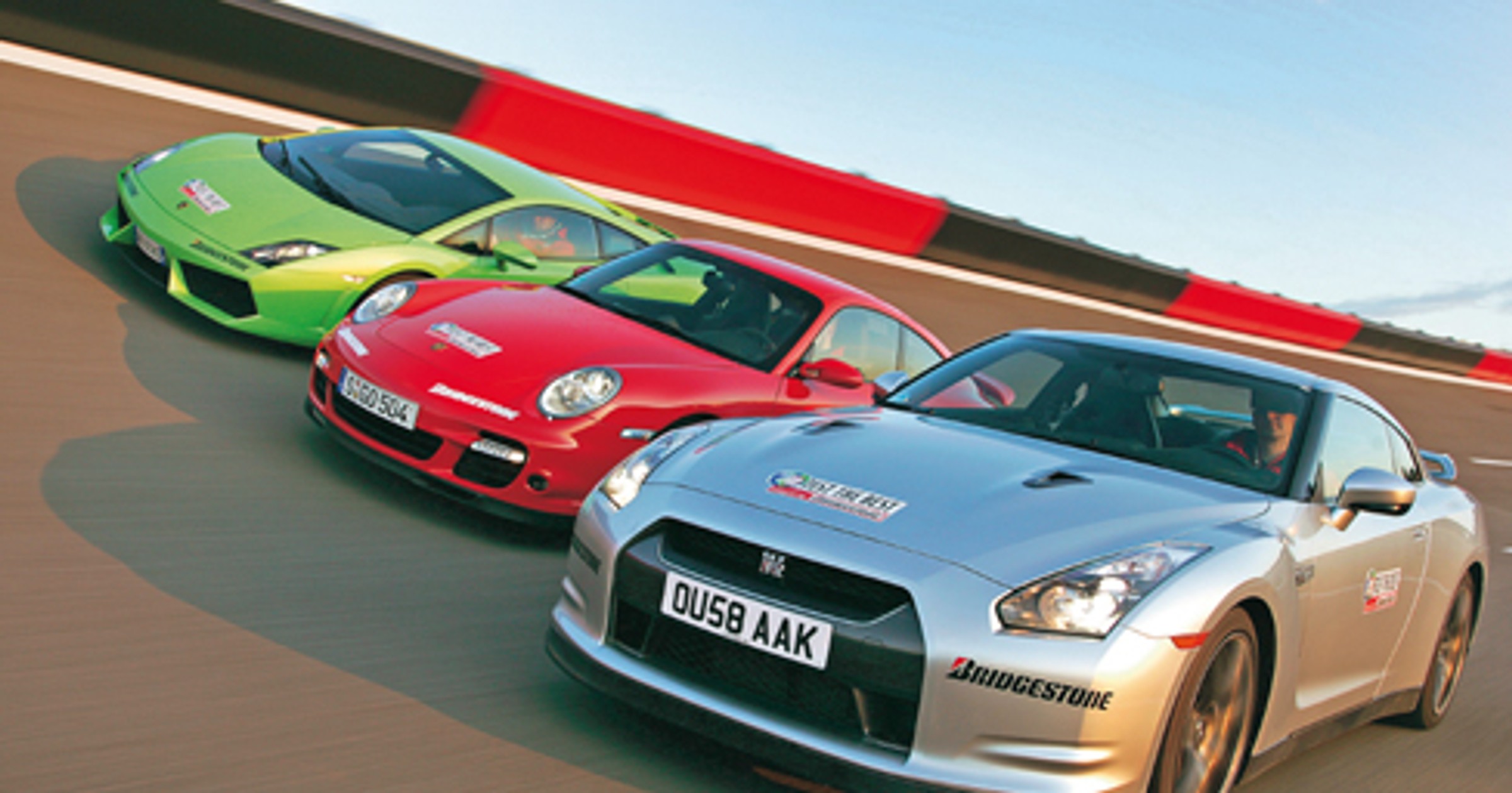 Lamborghini Gallardo kontra Porsche 911 Turbo i Nissan GTR - Porównanie supersportowych 4x4