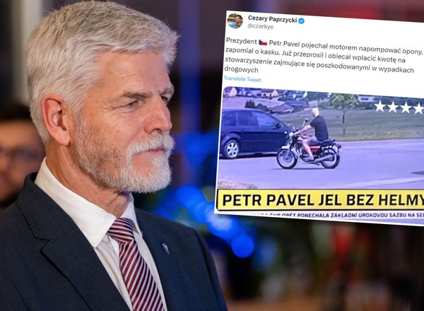Prezydent Czech zaliczył wpadkę. "Zdaję sobie sprawę z mojego błędu"