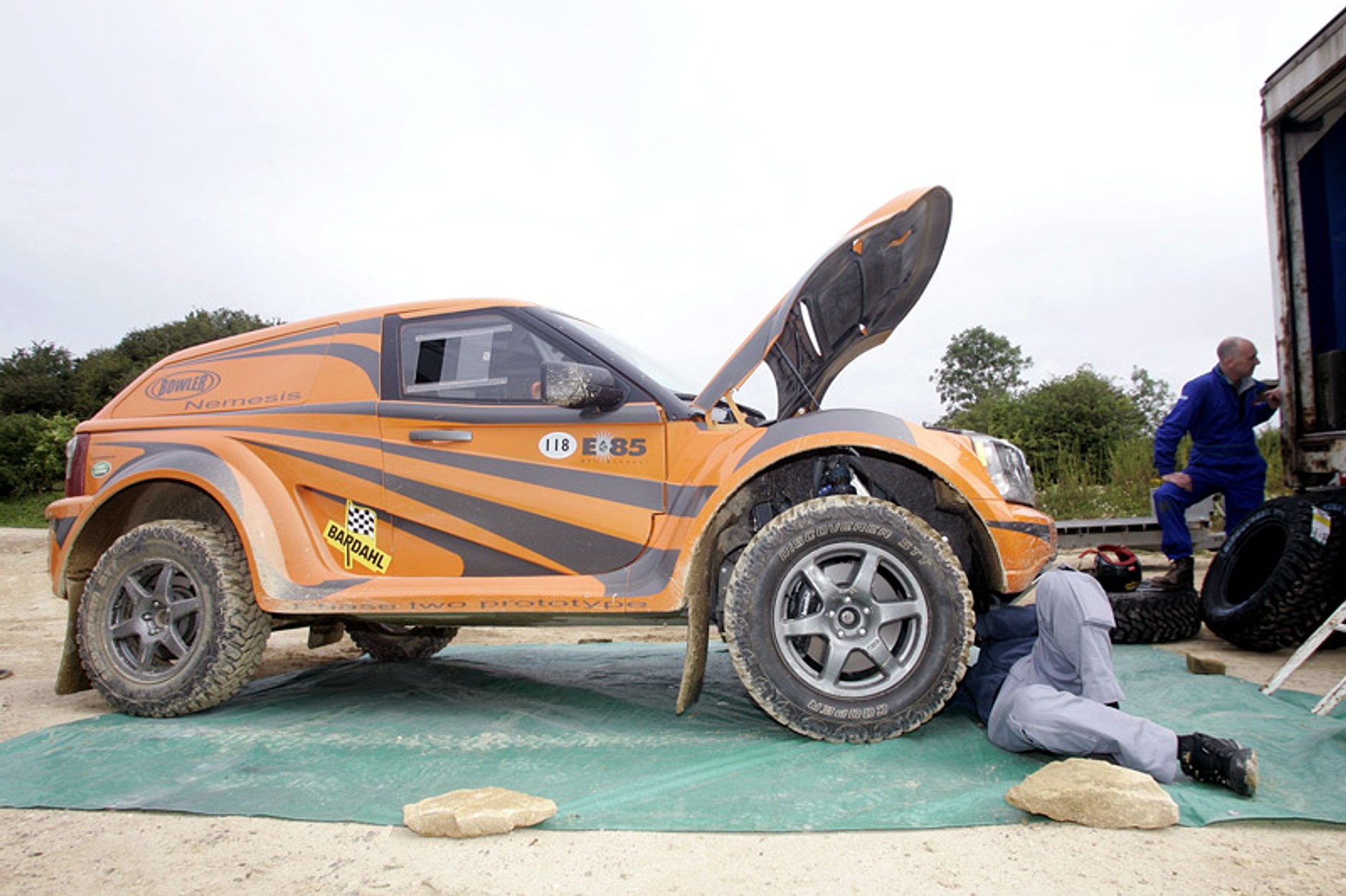 Rajd Dakar 2008: Bowler Nemesis - brytyjski specjalista od terenu