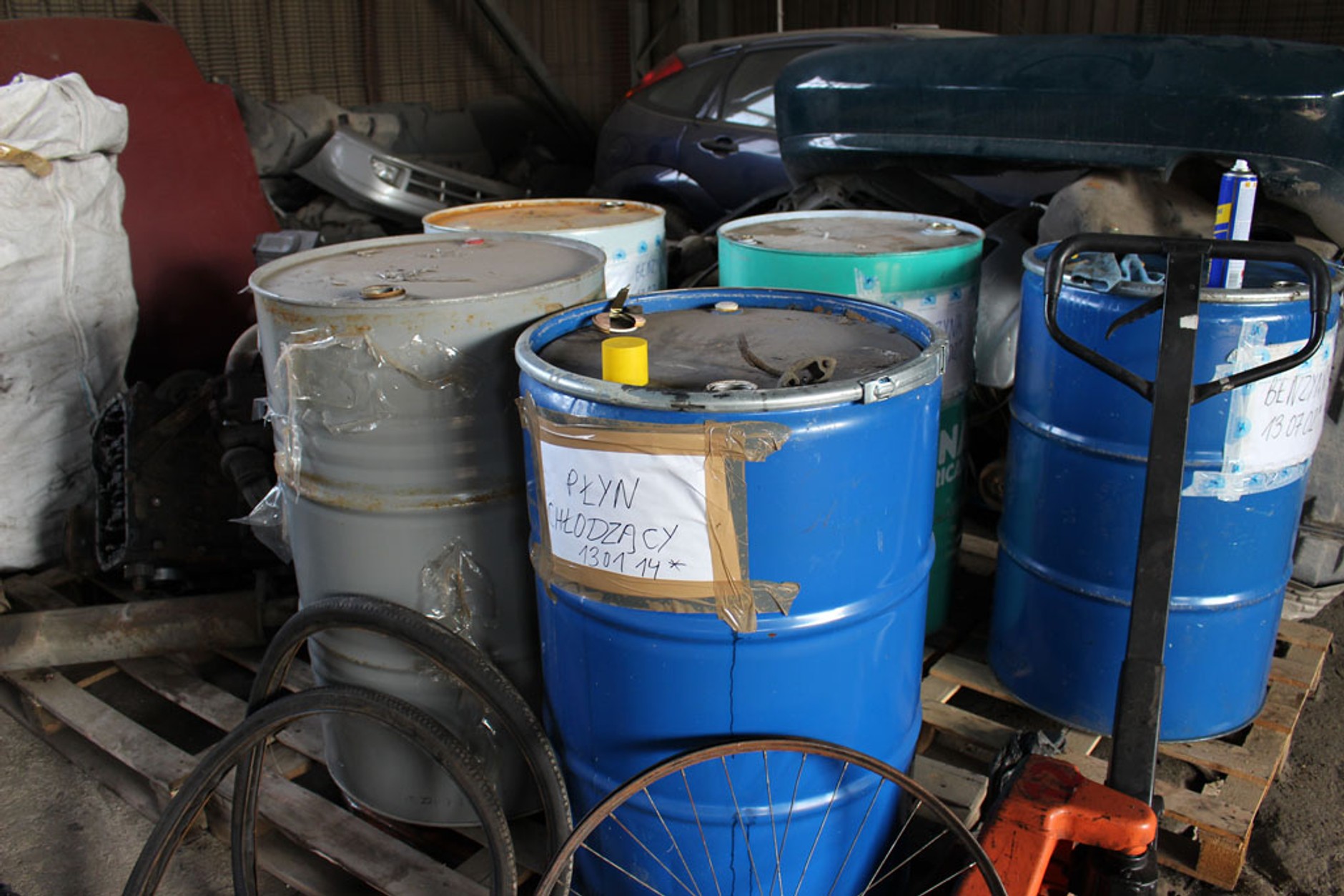 Utylizacja płynów chłodzących i hamulcowych