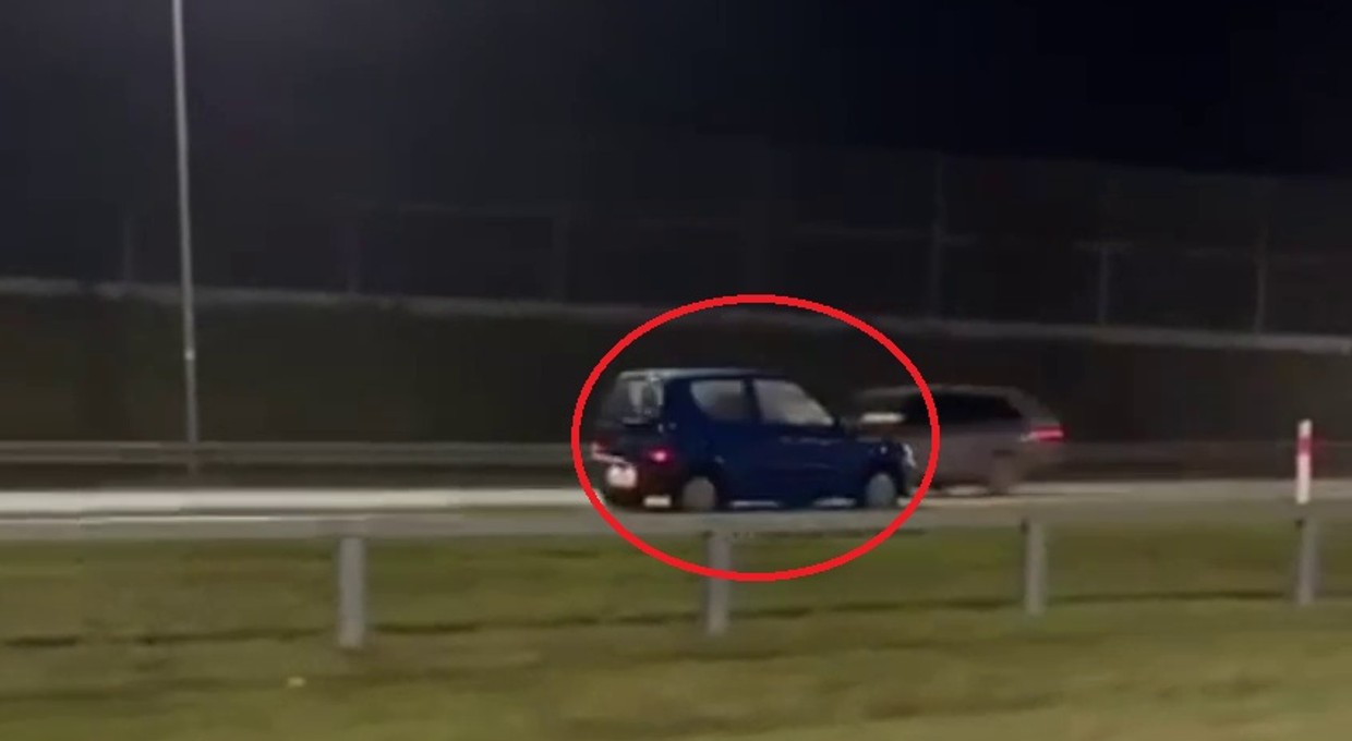 76-latka zgubiła się na trasie S7. Przez 70 km jechała po niewłaściwej jezdni