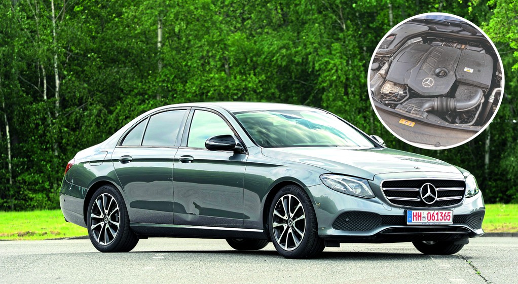 Duże auto z małym silnikiem: Mercedes W213 w wersji E200d po liftingu ma tylko 1.6 l pojemności. Osiągi są przyzwoite. Co z trwałością?