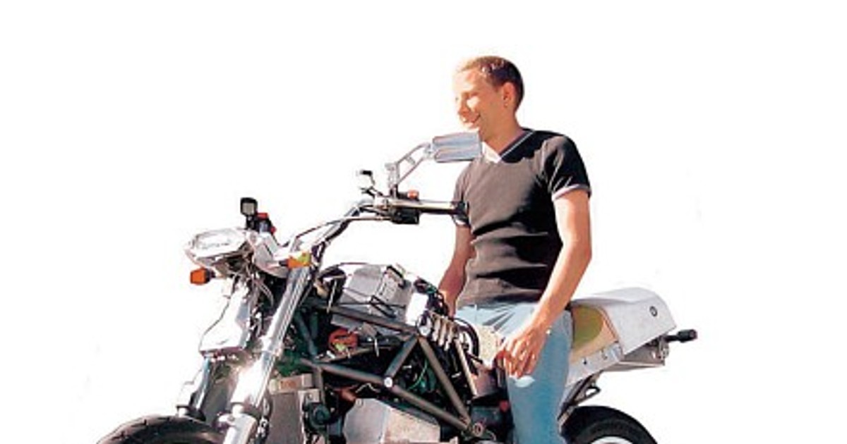 Motocykl z dieslem