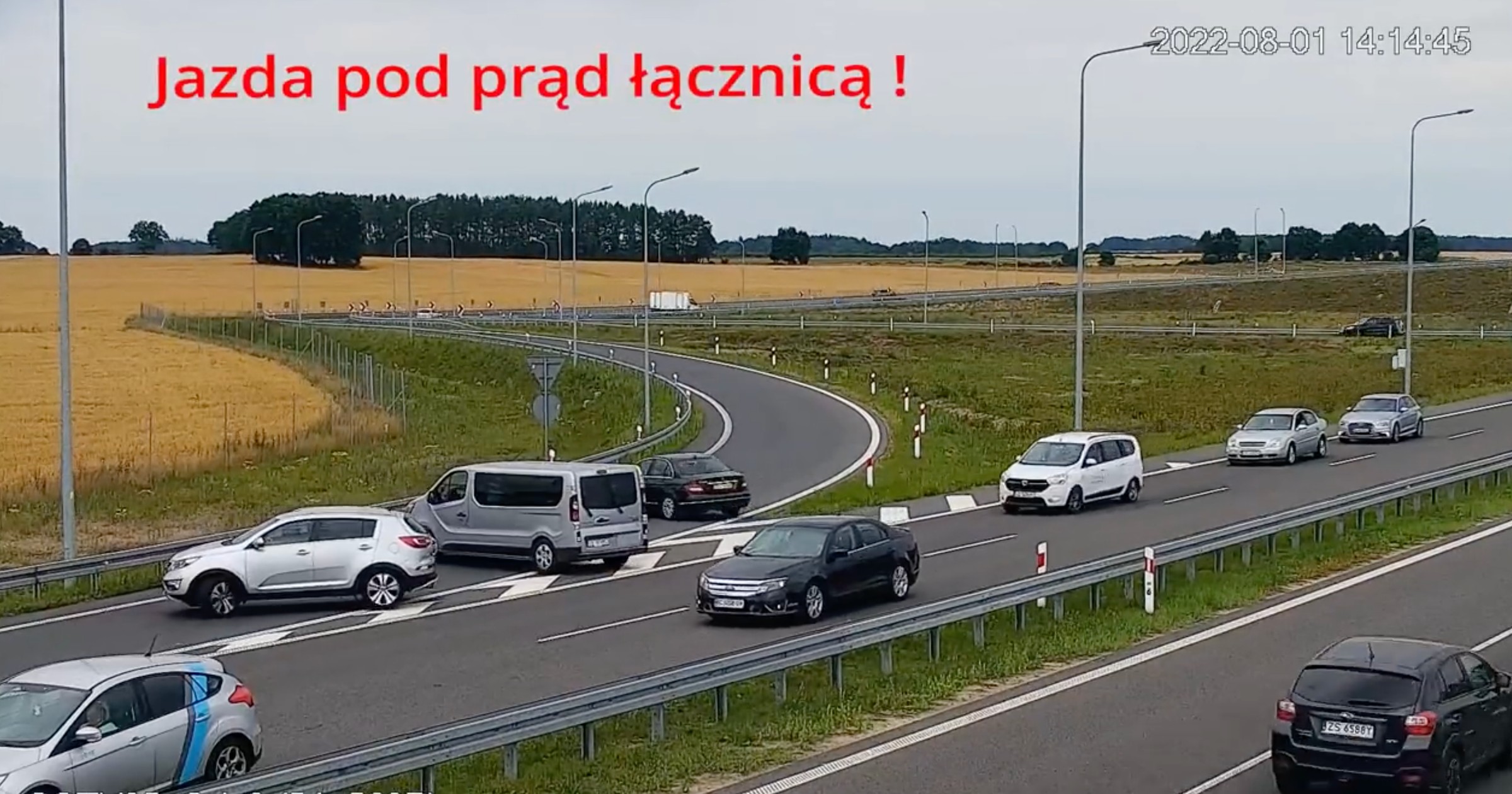 Po wypadku na drodze ekspresowej S6 wielu kierowców zdecydowało się na jazdę niezgodną z przepisami ruchu drogowego