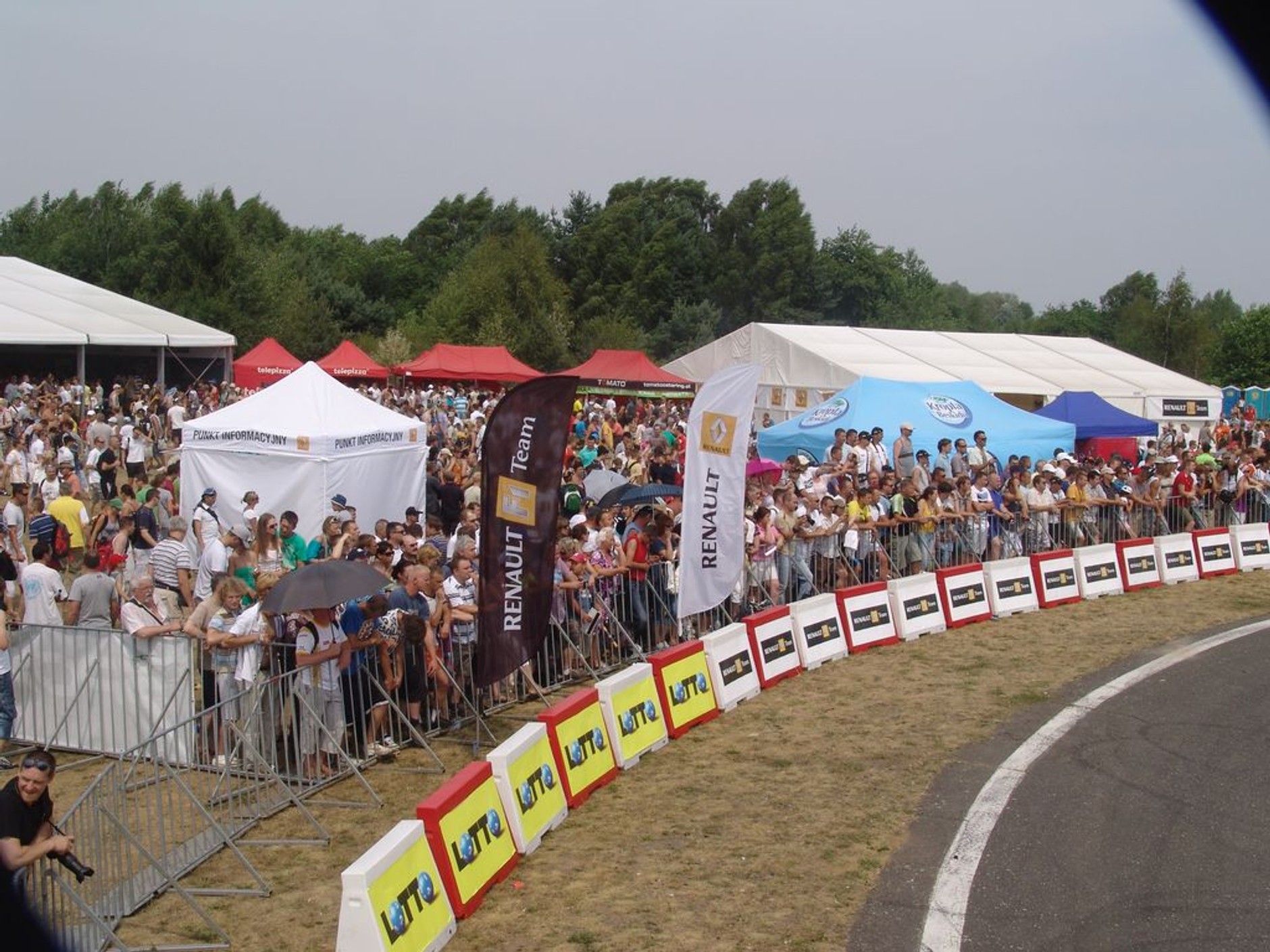 Kubica szalał na torze Poznań (galeria)