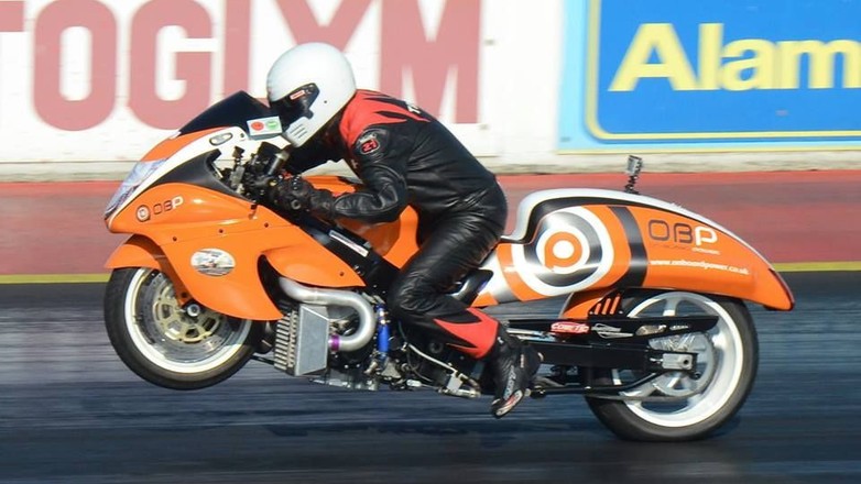 Suzuki Hayabusa turbo Drag Bike