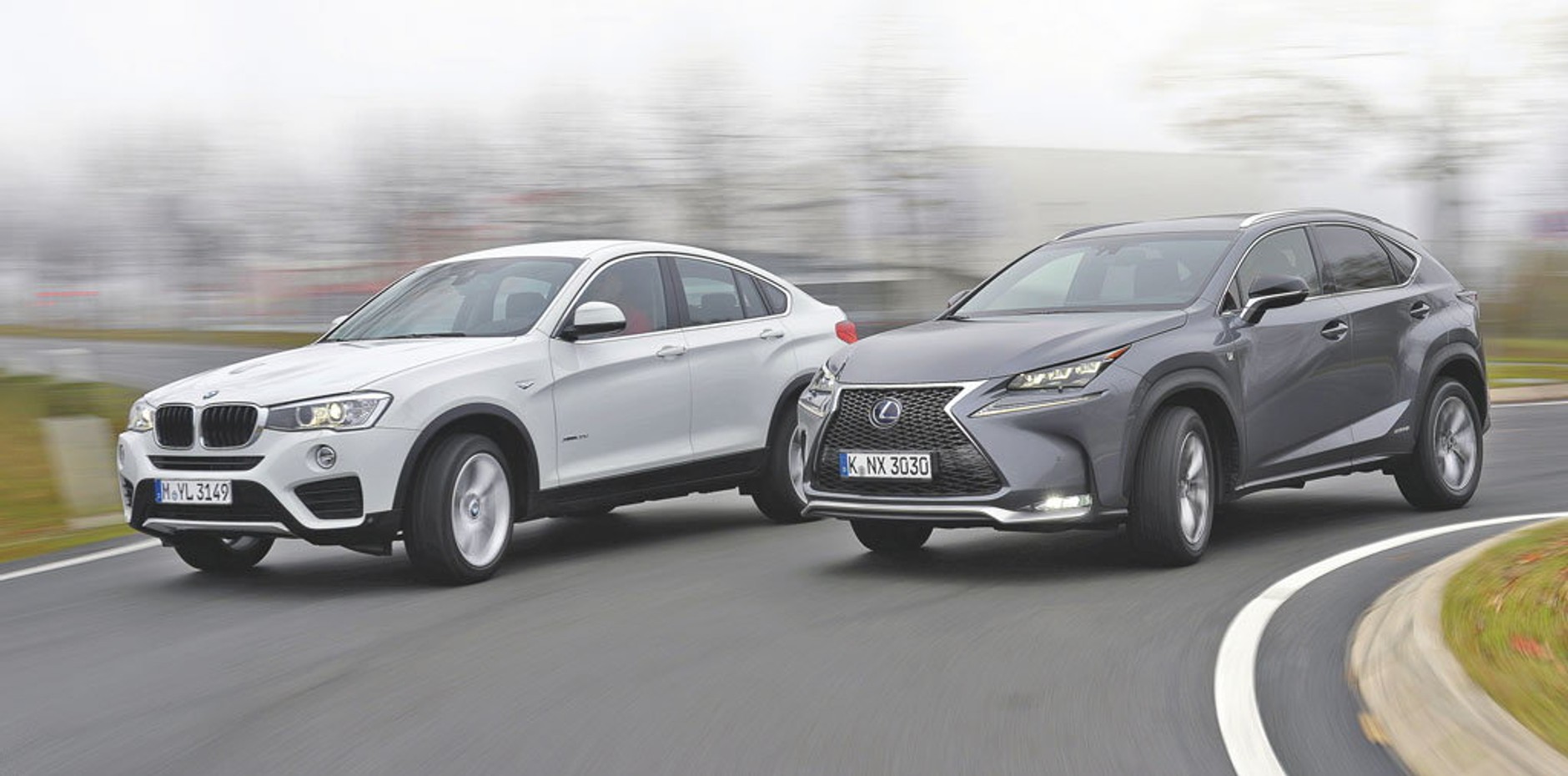 BMW X4 kontra Lexus NX