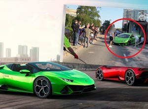 Rozbił Lamborghini za 1,5 mln zł pod Pałacem Kultury i Nauki w Warszawie. Wszystko się nagrało
