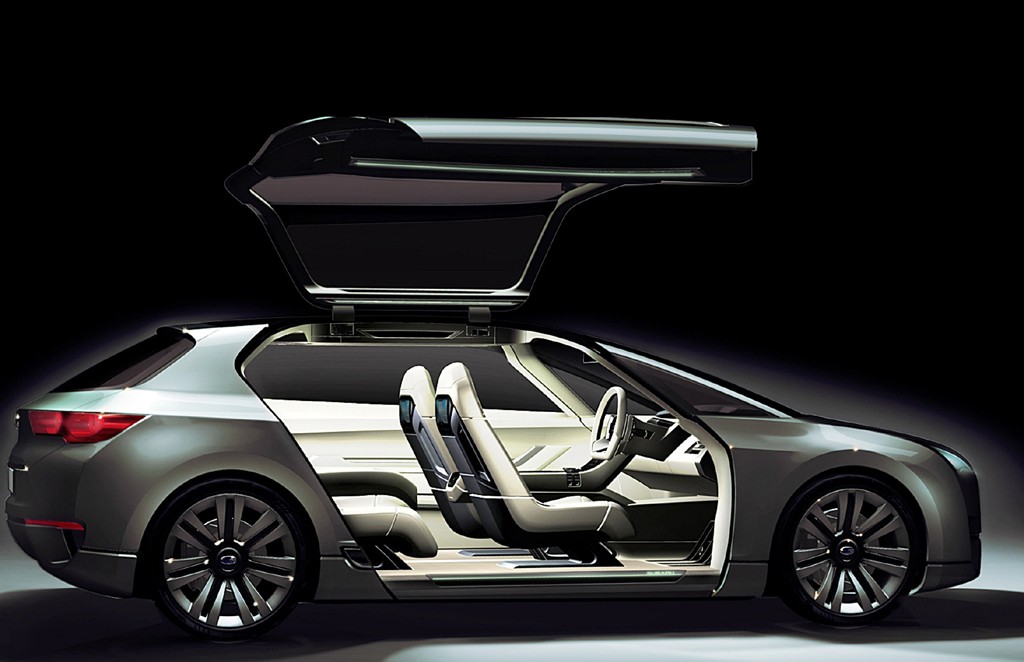 Subaru Hybrid Tourer Concept - Skrzydlate coupé