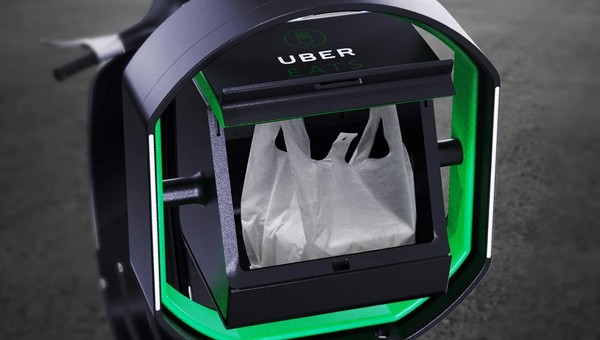 Lewitujące jedzenie w Uber Eats. Pomysł na nowy pojazd dla dostawców