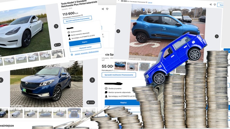 Jeśli trzy lata temu ktoś kupił używaną Teslę za 250 tys. zł, dziś sprzeda ją za mniej-więcej połowę tej kwoty