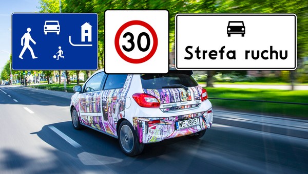 Wjazd do strefy i... kierowca się gubi. Tłumaczymy