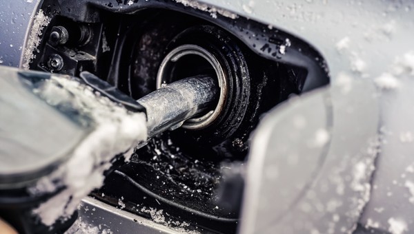 Tankowanie diesla zimą