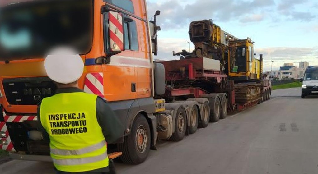 Przeładowana ciężarówka, kontrola ITD