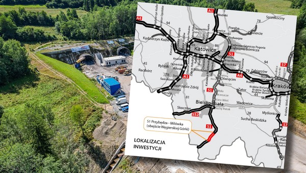 Skomplikowana budowa drogi S1 w Małopolsce. Osiem km za blisko 1,5 mld zł