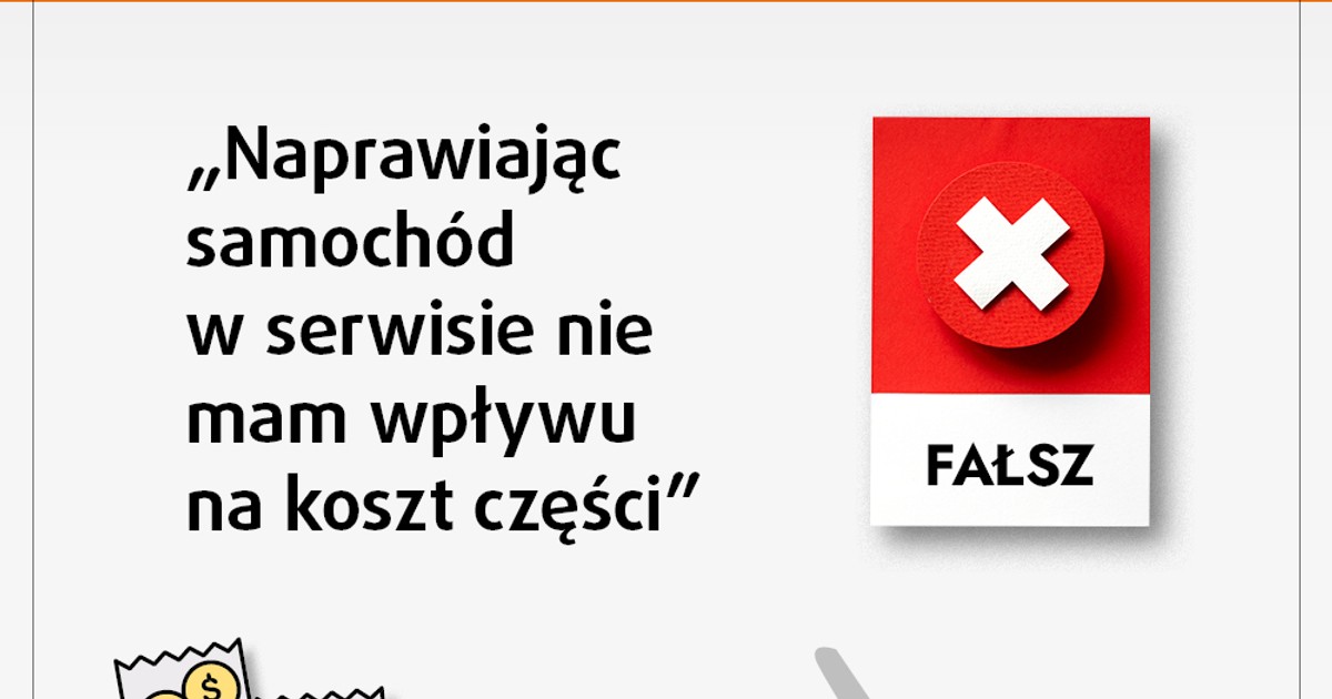 Mity dotyczące części zamiennych