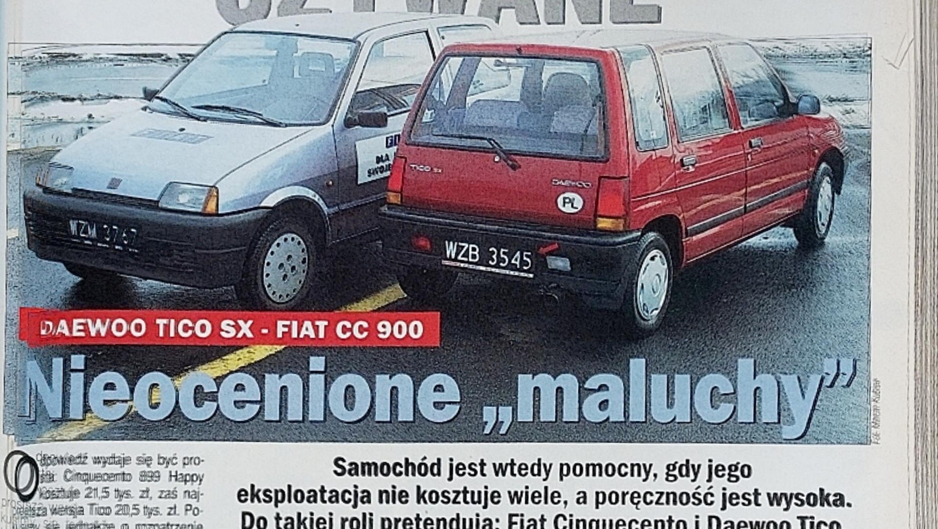 Daewoo Tico kontra Fiat Cinquecento