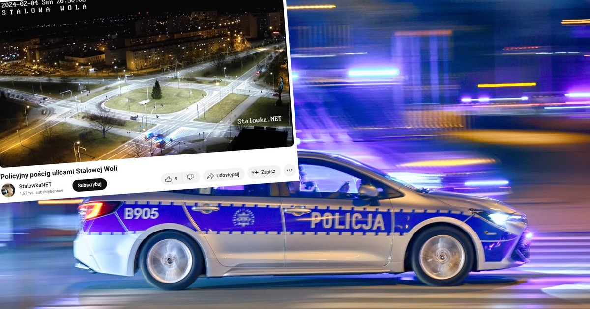 GTA: Stalowa Wola. Pościg ulicami miasta jak z gry
