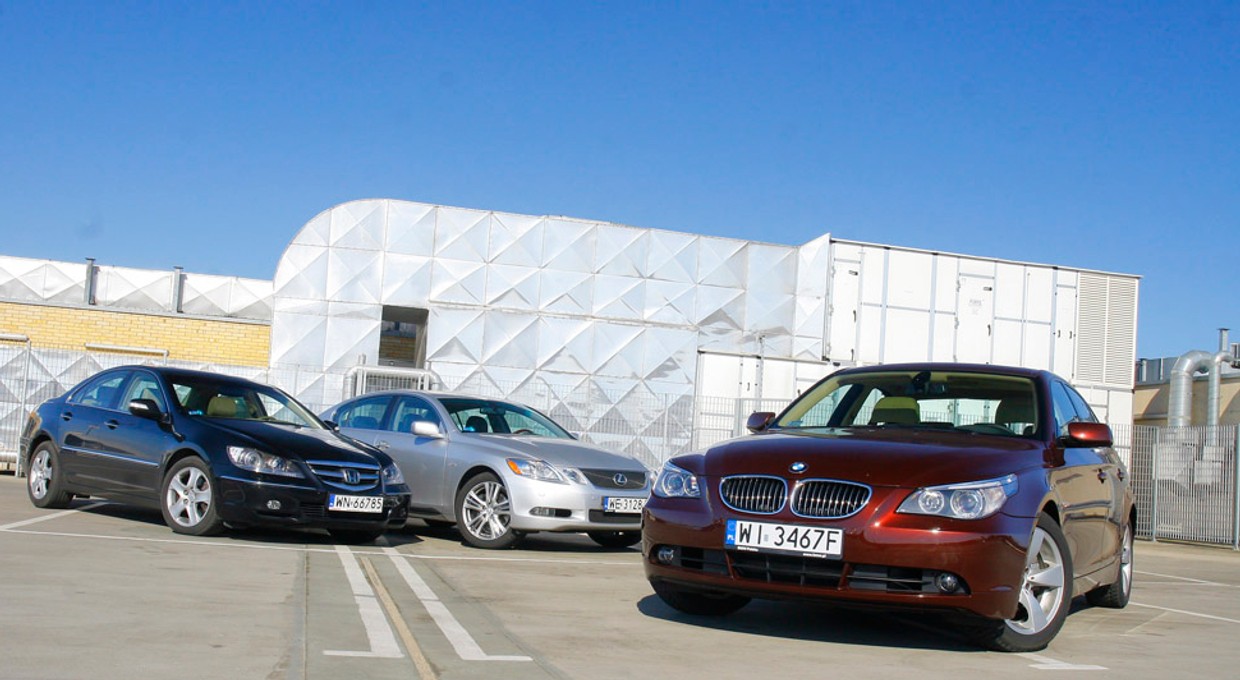 BMW 550 kontra Honda Legend i Lexus GS: duża porcja luksusu