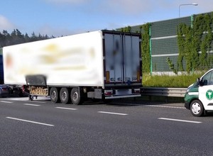 Kierowca TIR-a potrzebował pomocy. Patrol ITD zapobiegł tragedii