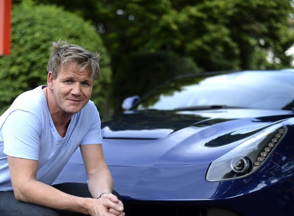 Gordon Ramsay zasmakował w Ferrari