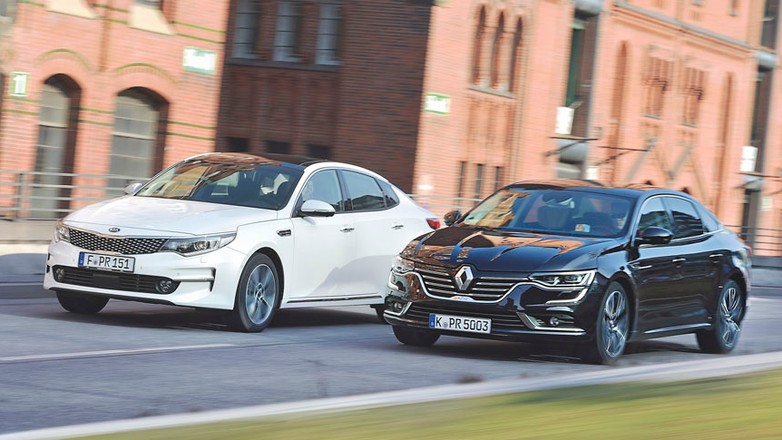 Kia Optima kontra Renault Talisman - dwa diesle, 4 sprzęgła