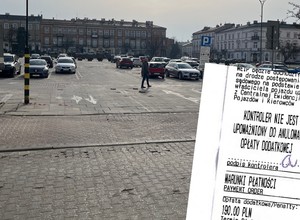 Zaparkował w centrum Kielc, kupił bilet parkingowy, a potem i tak dostał karę
