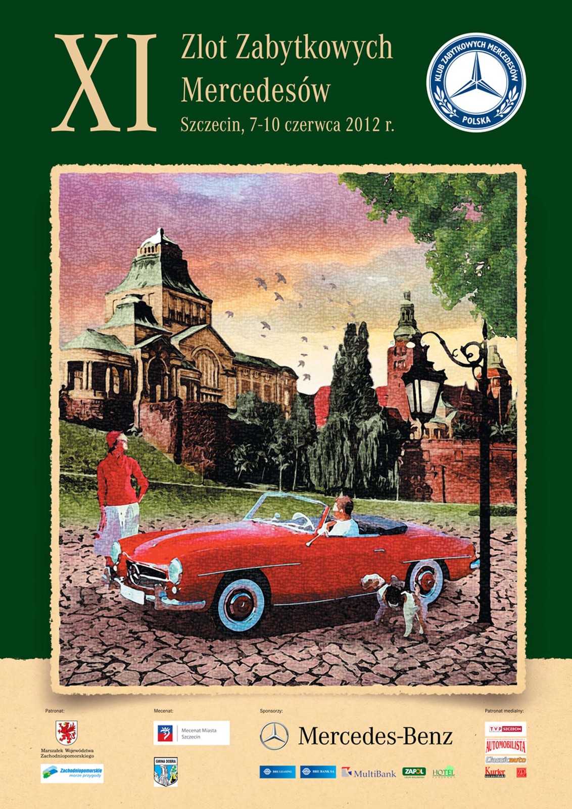 Zlot Zabytkowych Mercedesów w Szczecinie. Gwiazdą 100-letni model