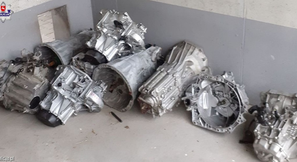 Części ze skradzionych samochodów