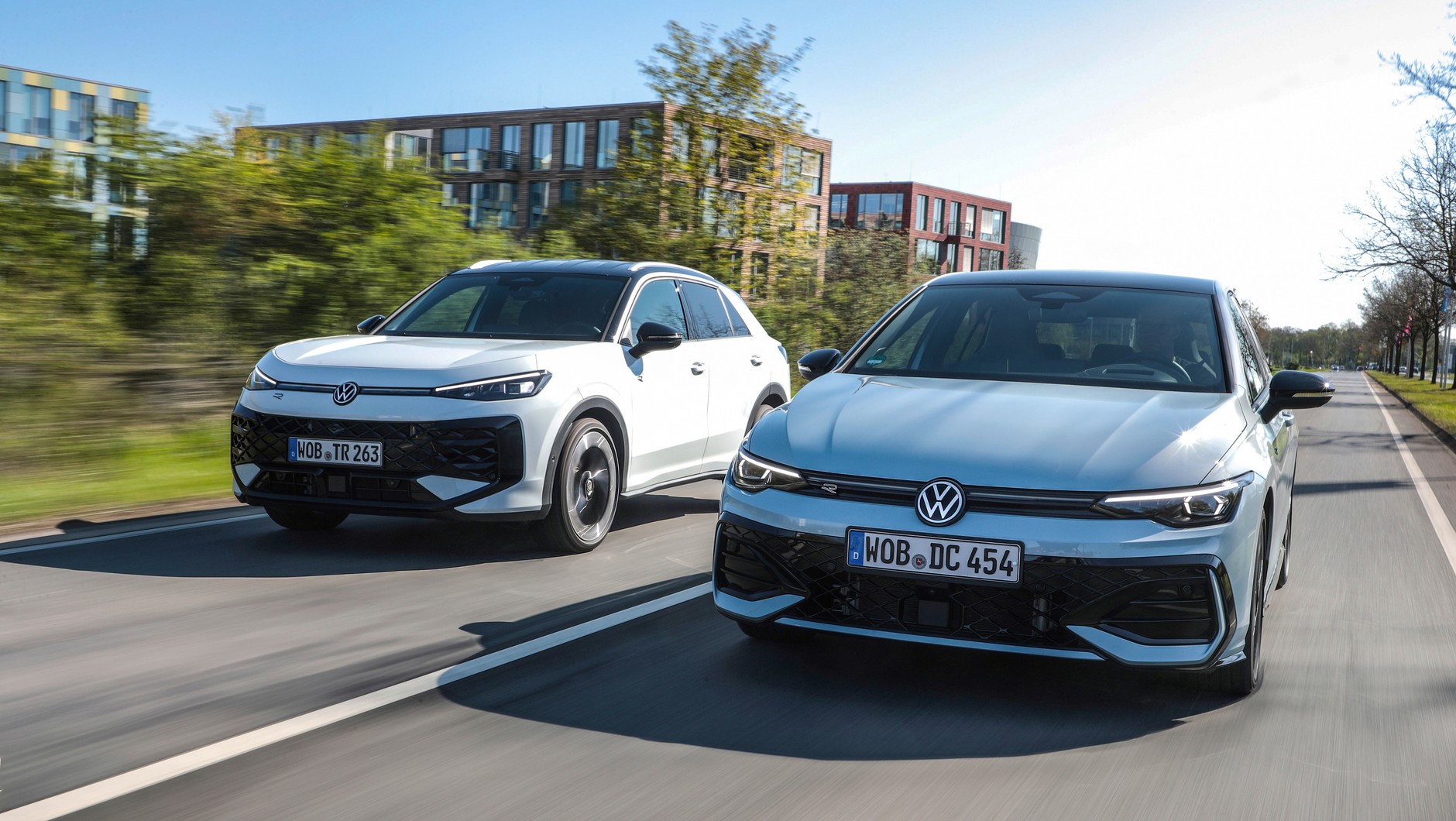 Volkswageny T-Roc i Golf
