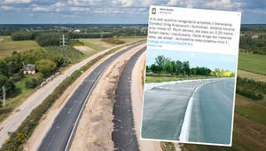 "Falująca" droga dla rowerów przy trasie S7. Zaskakujące rozwiązanie