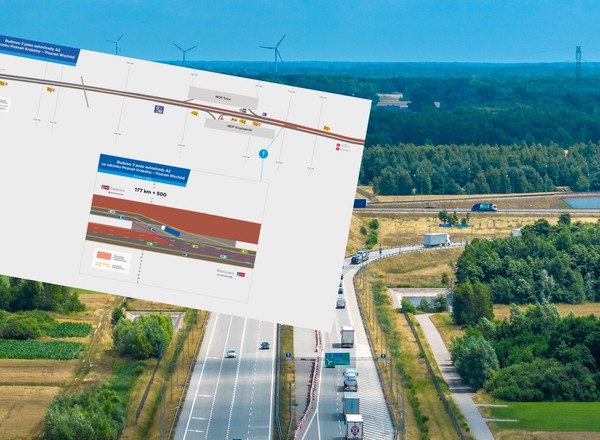 Od dzisiaj utrudnienia na autostradzie A2. Rusza wielka rozbudowa