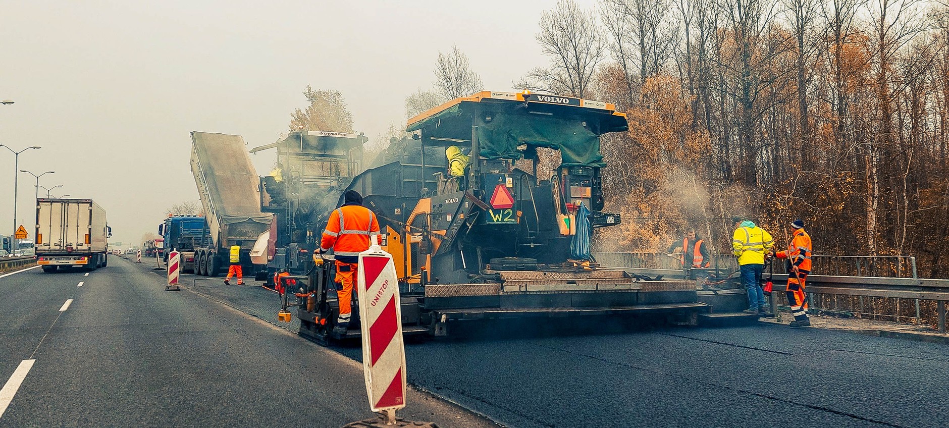 Wymiana nawierzchni na polskiej autostradzie A4