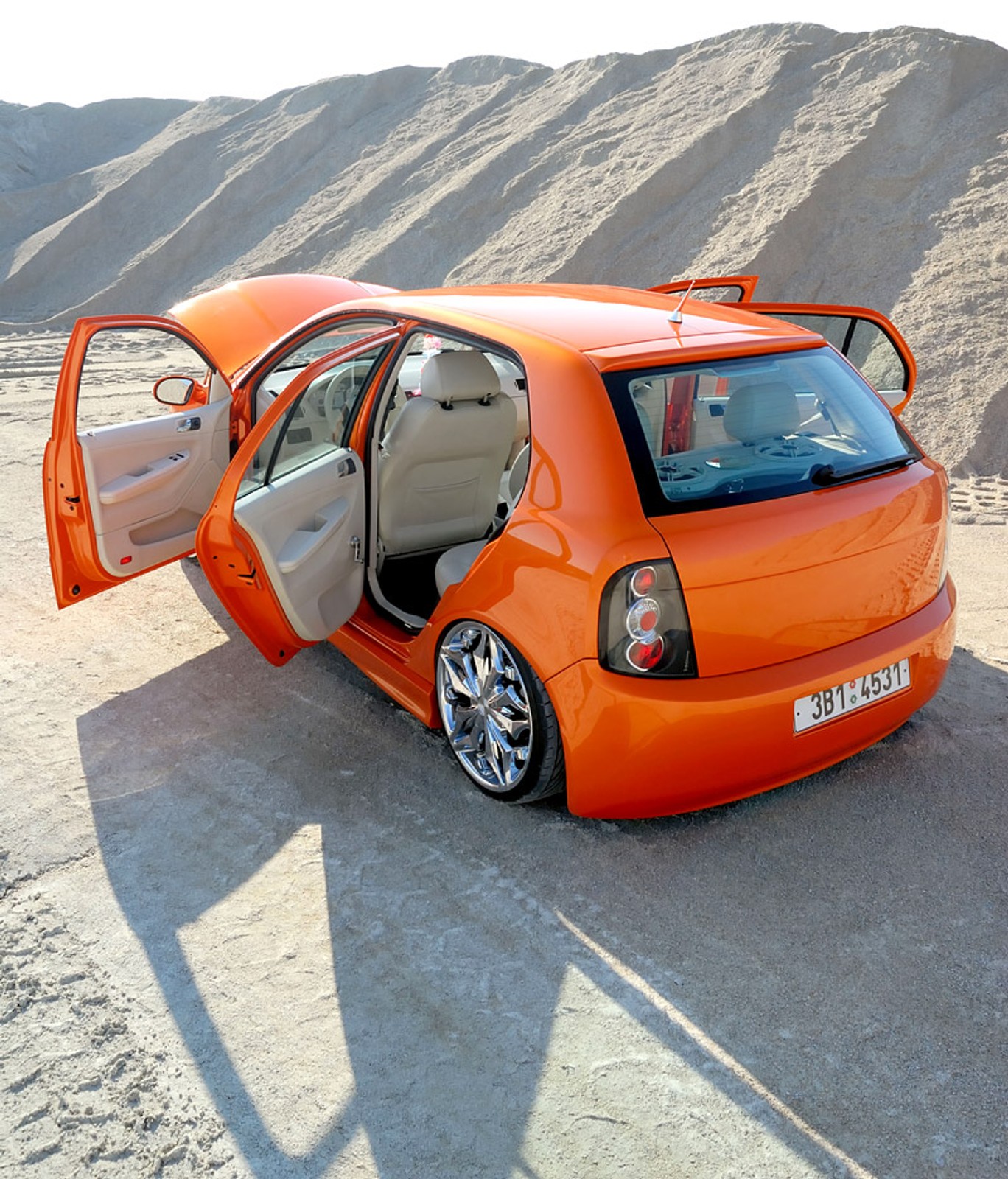 Garaż tunera: Škoda Fabia 1.4 16V – lisek pustynny