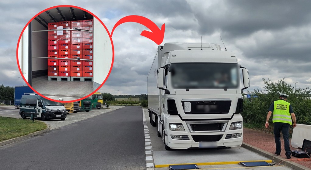 Kierowca przewoził mięso w zły sposób. Został ukarany 22 mandatami