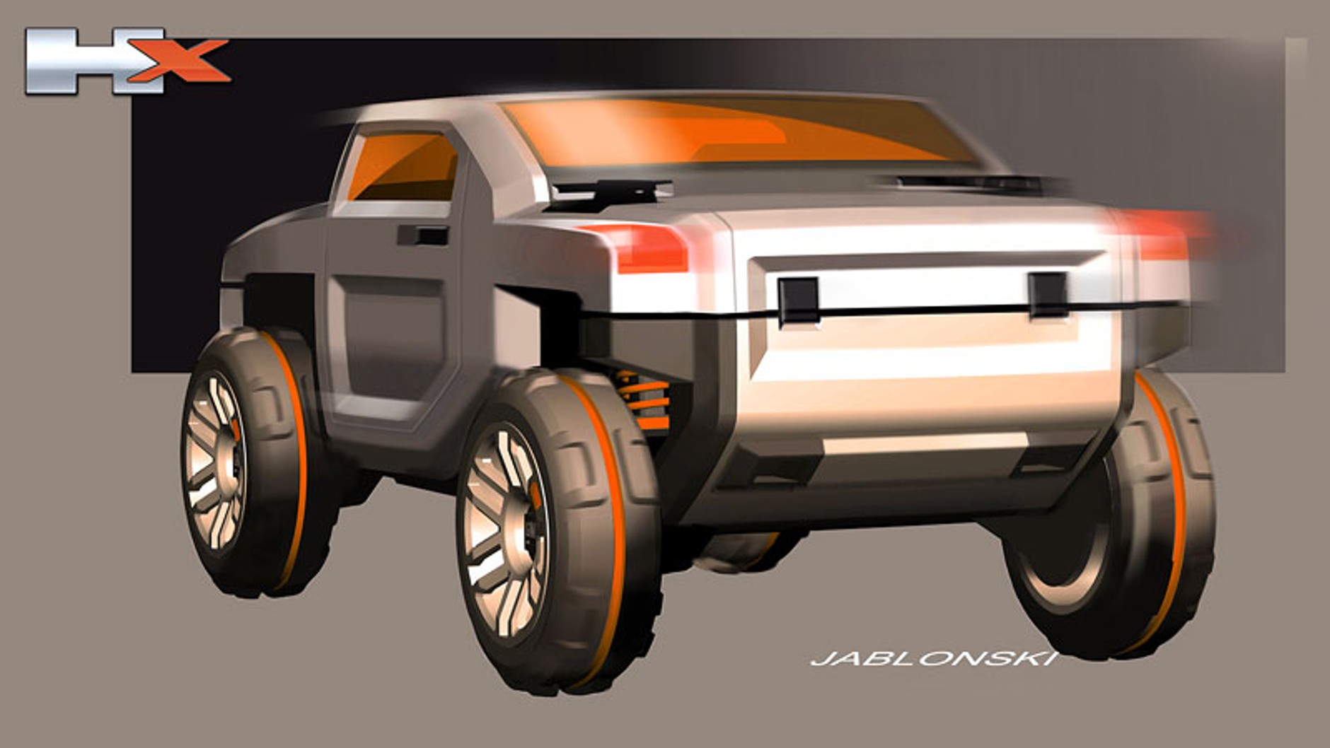 Hummer HX Concept: wojskowy off-road w sportowym dresie