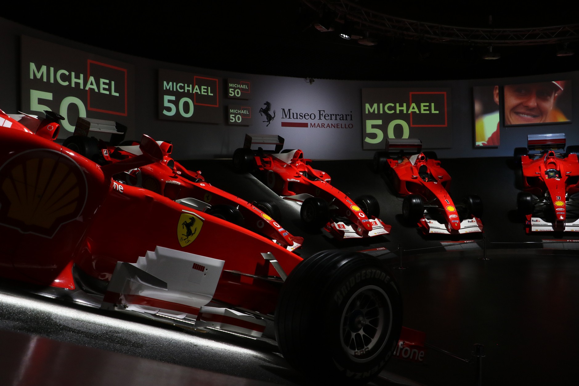 W 2019 r. w muzeum Ferrari można było obejrzeć ekspozycję "Michael 50", stworzoną z okazji 50-tych urodzin Michaela Schumachera