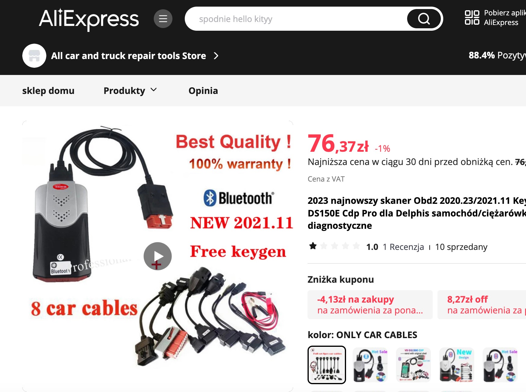 Źródłem większości tanich testerów diagnostycznych są oczywiście chińskie platformy sprzedażowe. Na tych najpopularniejszych coraz rzadziej trafiają się typowe pirackie kopie, coraz częściej mamy do czynienia ze sprzętem, który przypomina oryginalne, markowe urządzenia. Są też "autorskie", chińskie komputery diagnostyczne, cenione przez wielu mechaników za... brak ograniczeń  dostępnych funkcji czy brak konieczności subskrypcji.