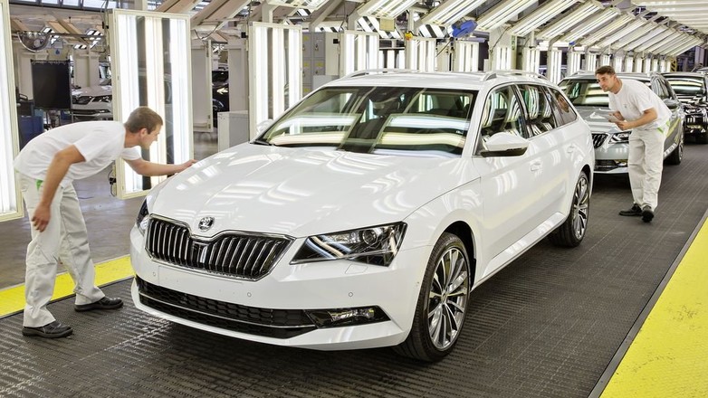 Skoda Superb Combi produkowana jest w Kvasinach