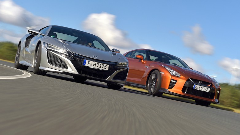 Honda NSX kontra Nissan GT-R