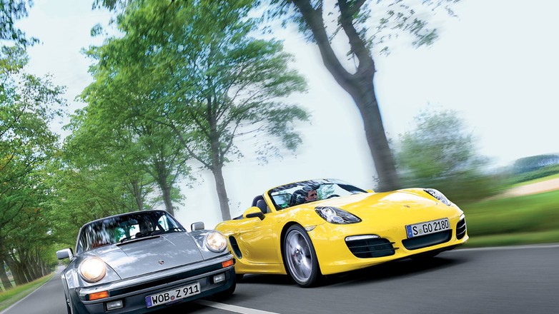 Porsche Boxster kontra 911 Turbo z 1980 r.: bokserska refleksja