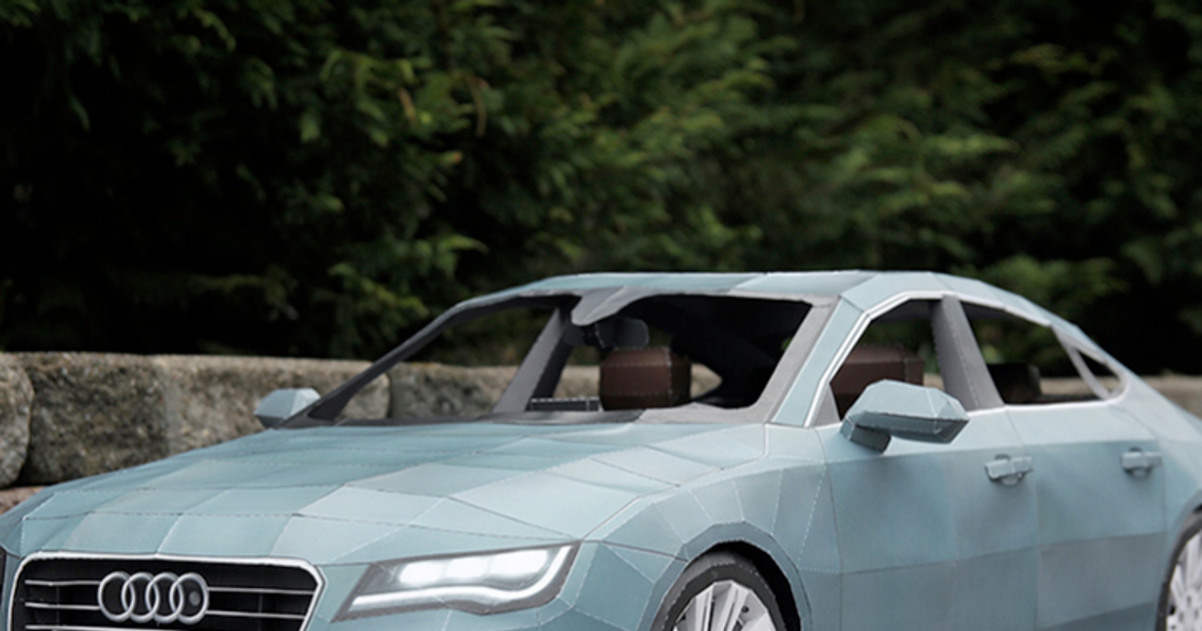 Papierowe Audi A7 (video)