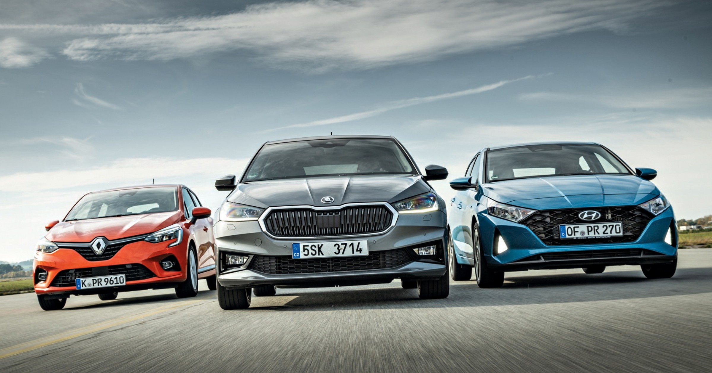 Hyundai i20, Renault Clio i Skoda Fabia - porównanie