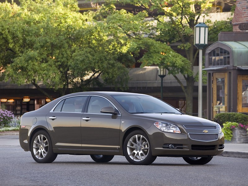 Chevrolet Malibu północnoamerykańskim samochodem roku 2008