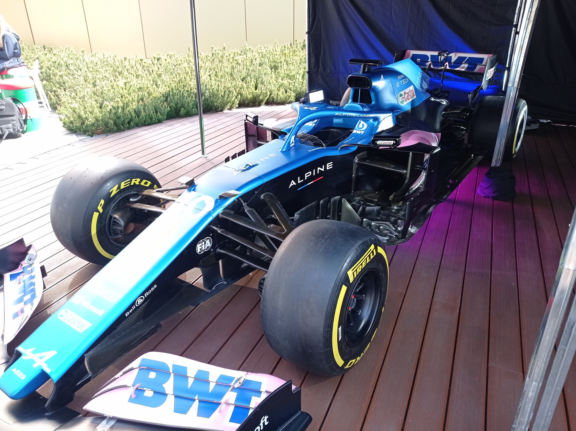 Bolid zaprezentowany przez BWT Alpine F1 Team