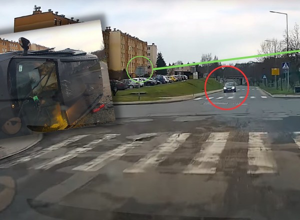 Dla niej "Stop" to tylko sugestia. Nie przyznała się do winy, choć wszystko się nagrało