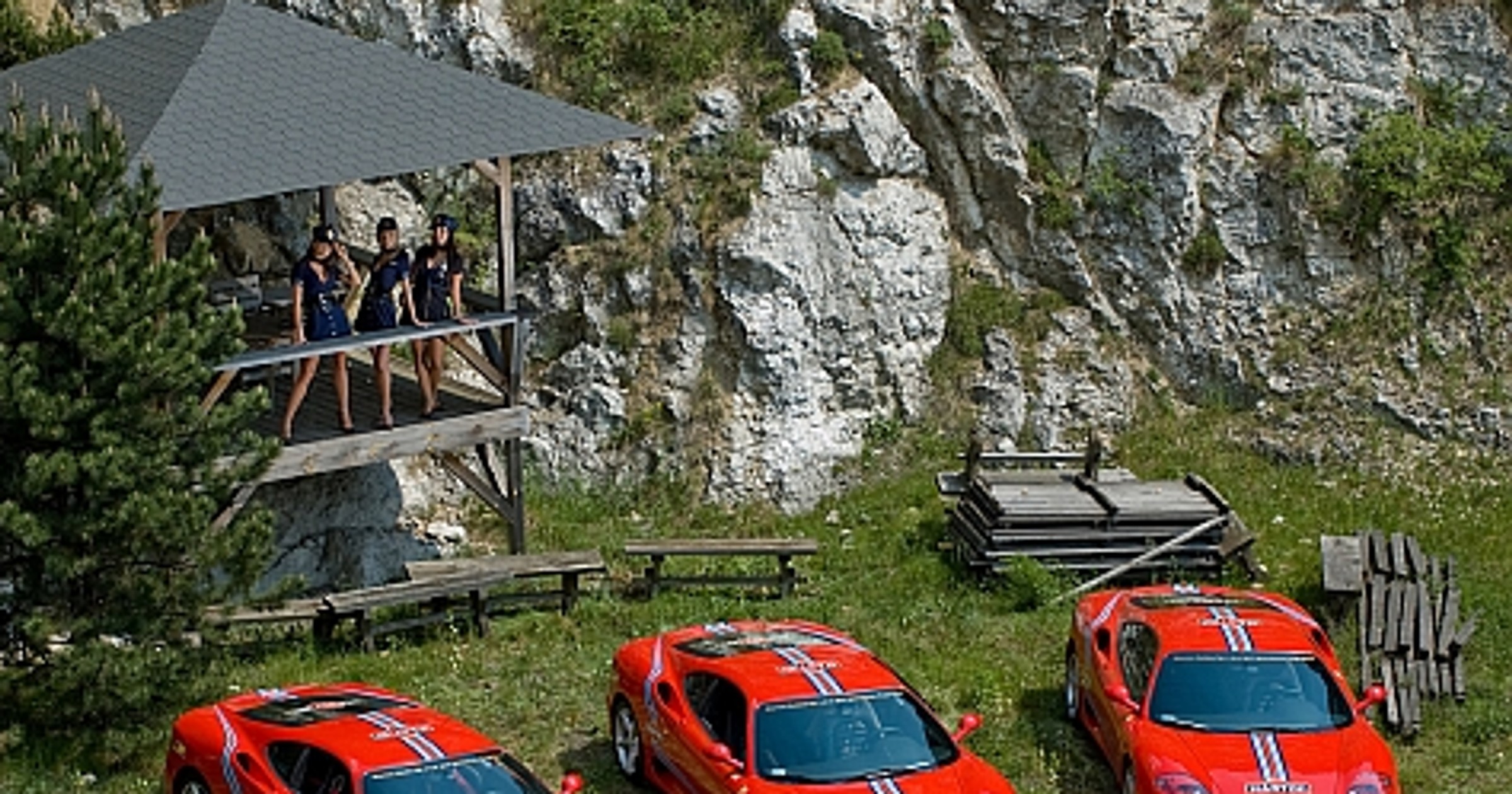 Ferrari w wyścigu Rage Race 2008